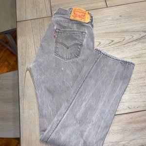 Levi’s 501 34 x 34 men’s gray jeans